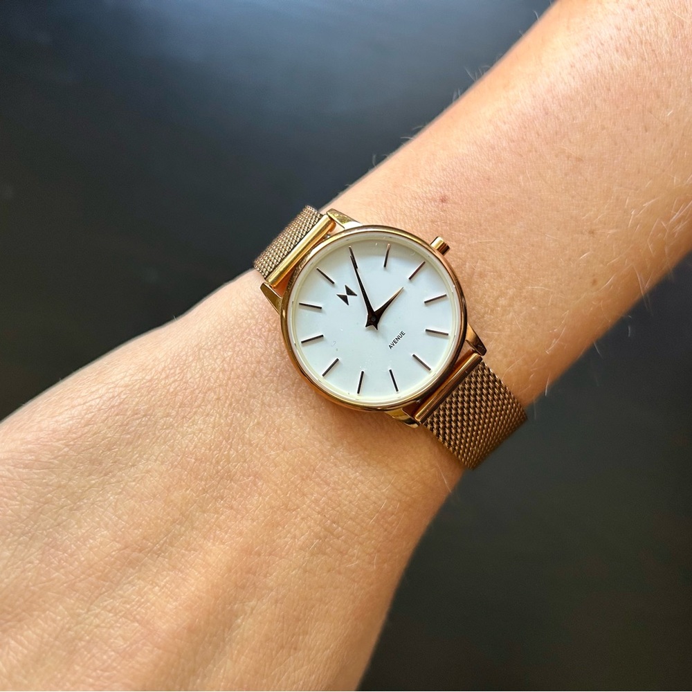 Rose Gold MVMT Avenue Watch
